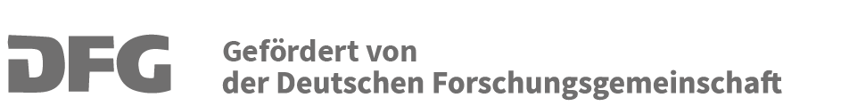 DFG Logo - Gefoerdert von der Deutschen Forschungsgesellschaft